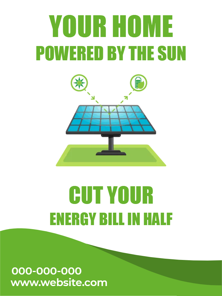 Custom Outdoor Yard Signs Multiple Sizes Cut Your Energy Bill in Half