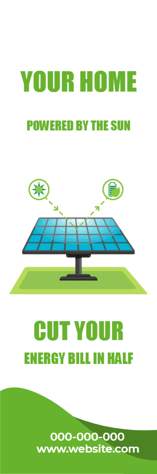 Custom Outdoor Yard Signs Multiple Sizes Cut Your Energy Bill in Half