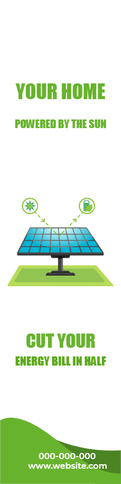 Custom Outdoor Yard Signs Multiple Sizes Cut Your Energy Bill in Half