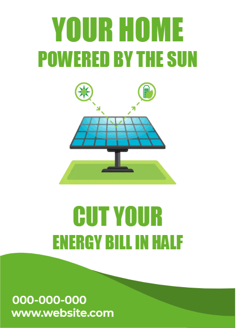 Custom Outdoor Yard Signs Multiple Sizes Cut Your Energy Bill in Half