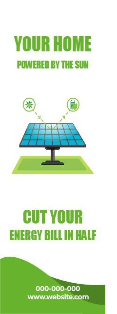 Custom Outdoor Yard Signs Multiple Sizes Cut Your Energy Bill in Half