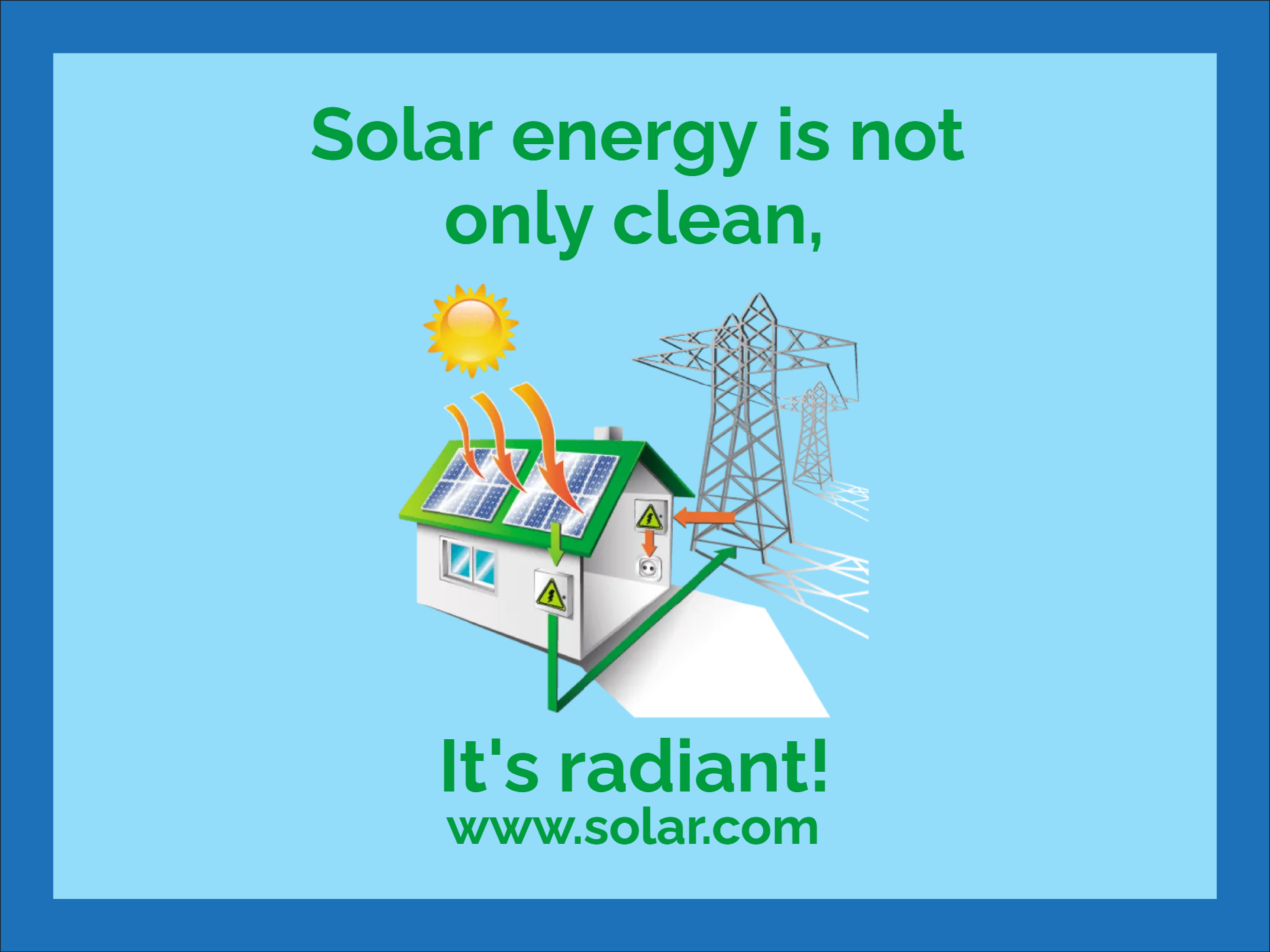 Custom Outdoor Yard Signs Multiple Sizes Solar Energy