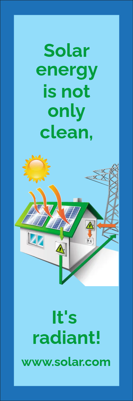 Custom Outdoor Yard Signs Multiple Sizes Solar Energy