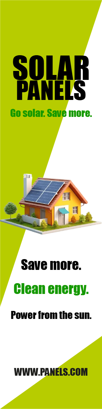 Custom Outdoor Yard Signs Multiple Sizes Go solar Save More