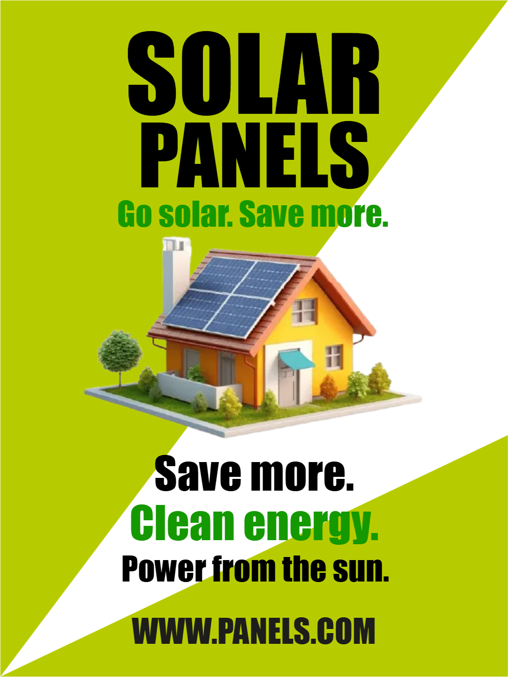 Custom Outdoor Yard Signs Multiple Sizes Go solar Save More