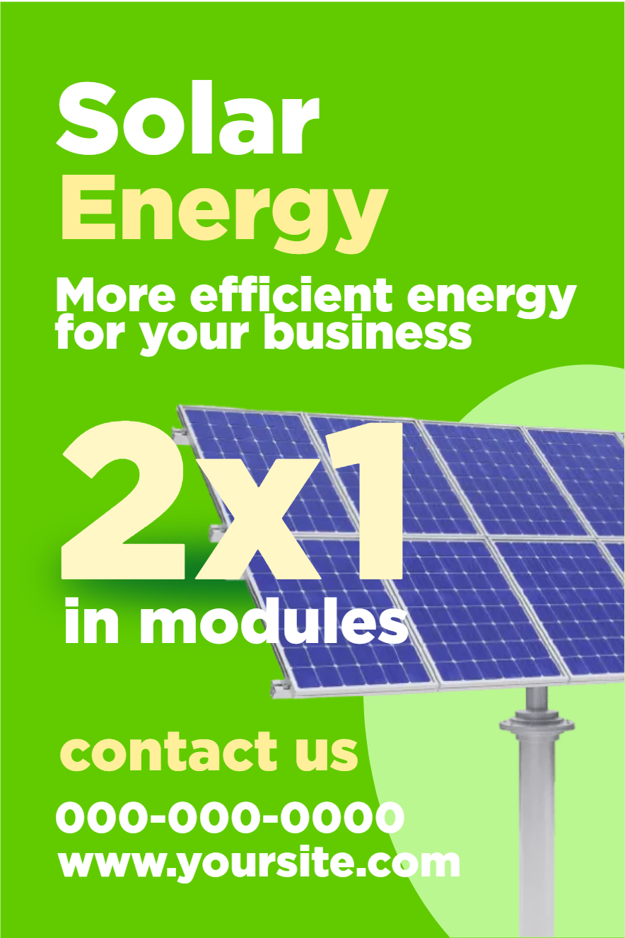 Custom Outdoor Yard Signs Multiple Sizes Solar Efficient Energy