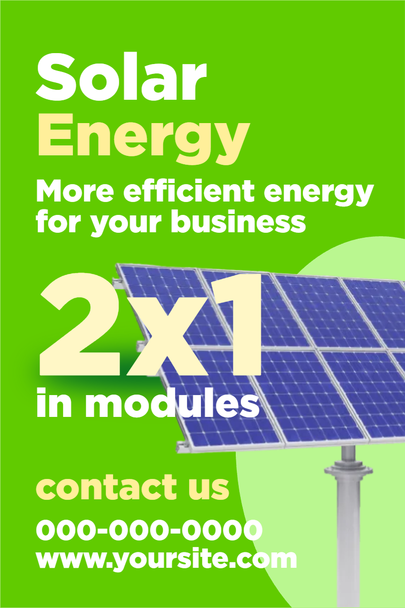 Custom Outdoor Yard Signs Multiple Sizes Solar Efficient Energy