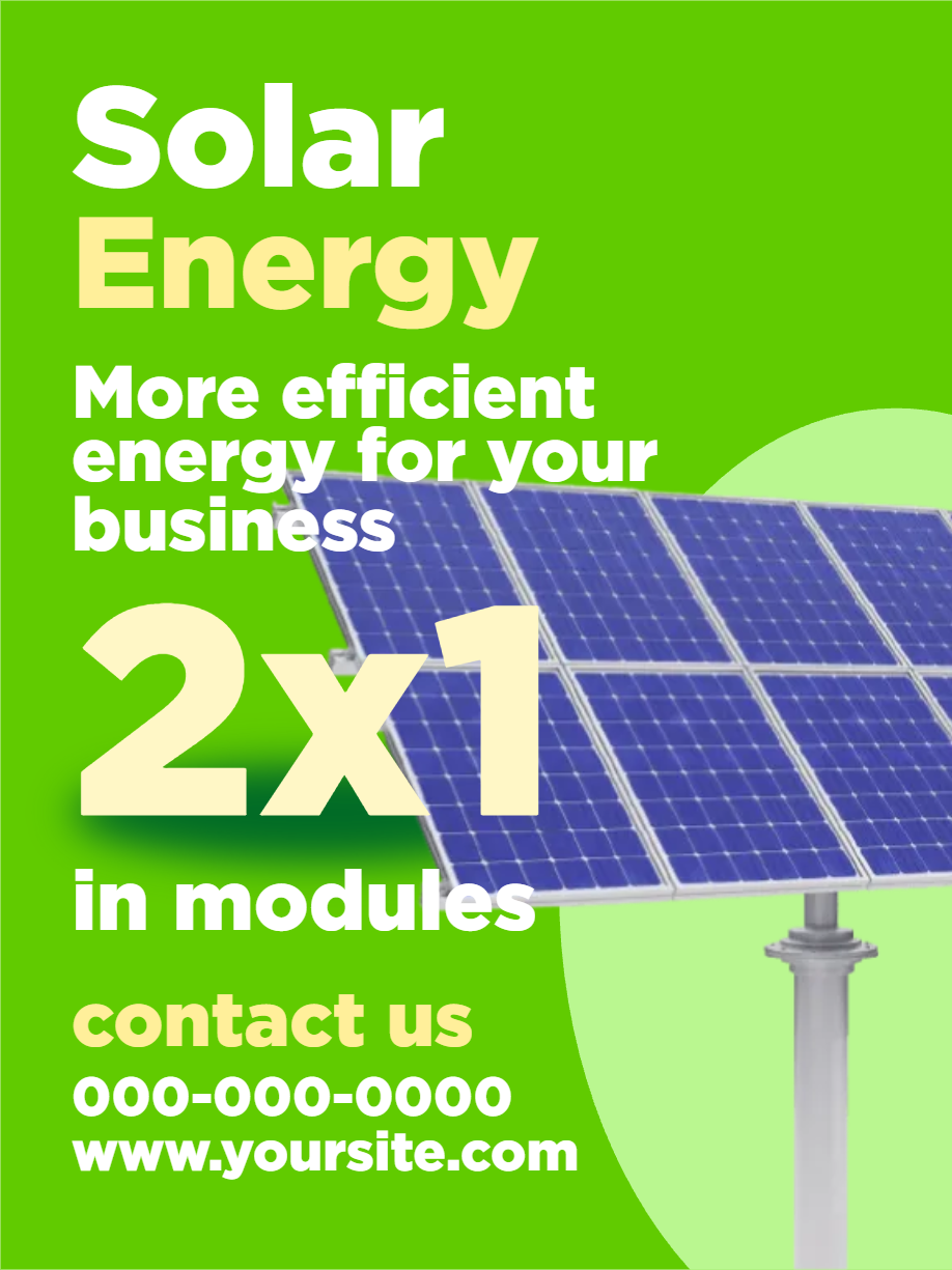 Custom Outdoor Yard Signs Multiple Sizes Solar Efficient Energy