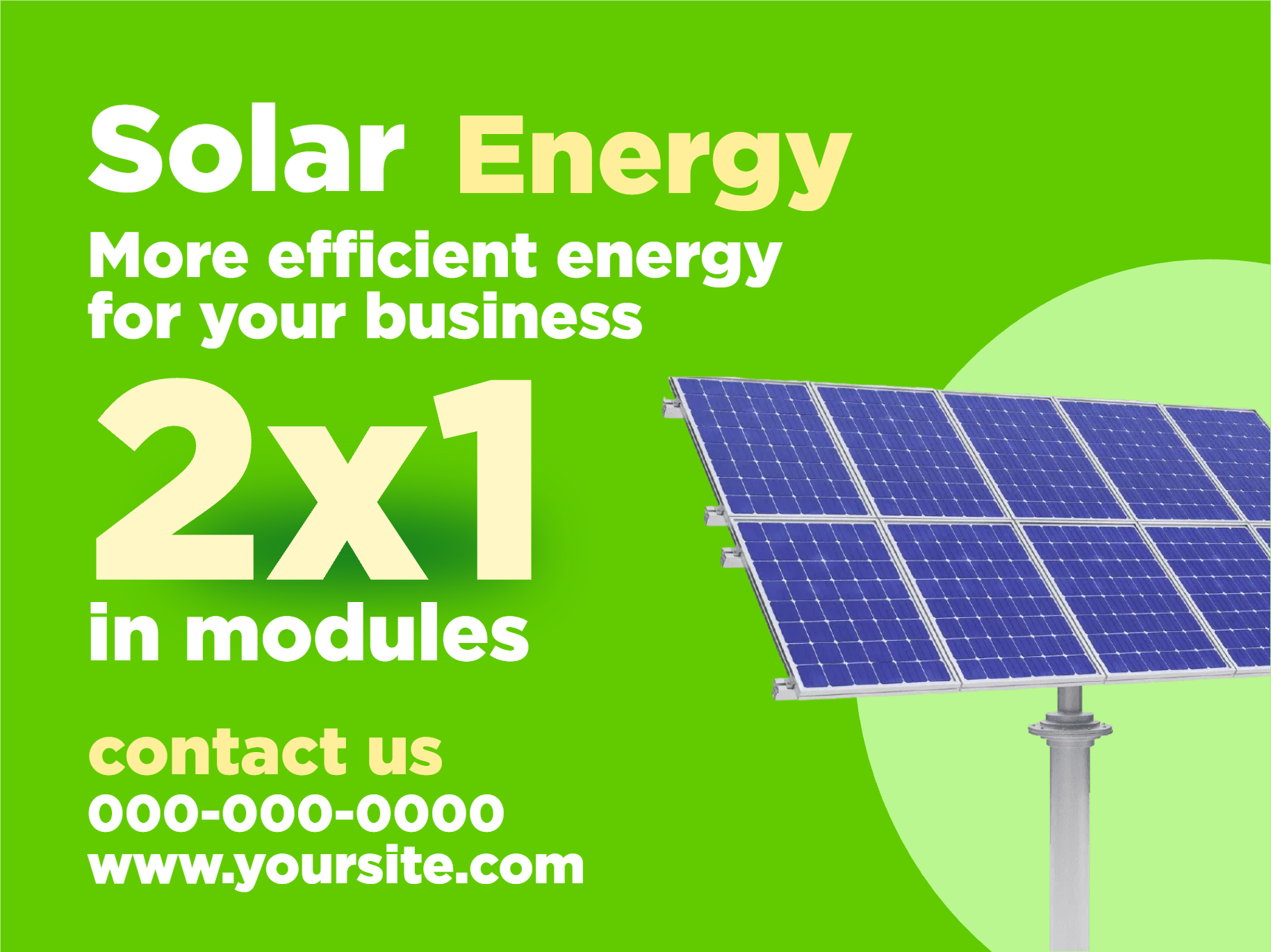 Custom Outdoor Yard Signs Multiple Sizes Solar Efficient Energy