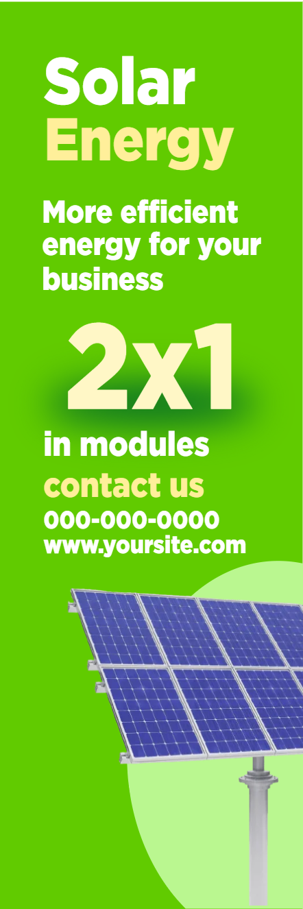 Custom Outdoor Yard Signs Multiple Sizes Solar Efficient Energy