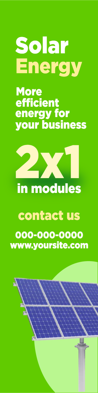 Custom Outdoor Yard Signs Multiple Sizes Solar Efficient Energy