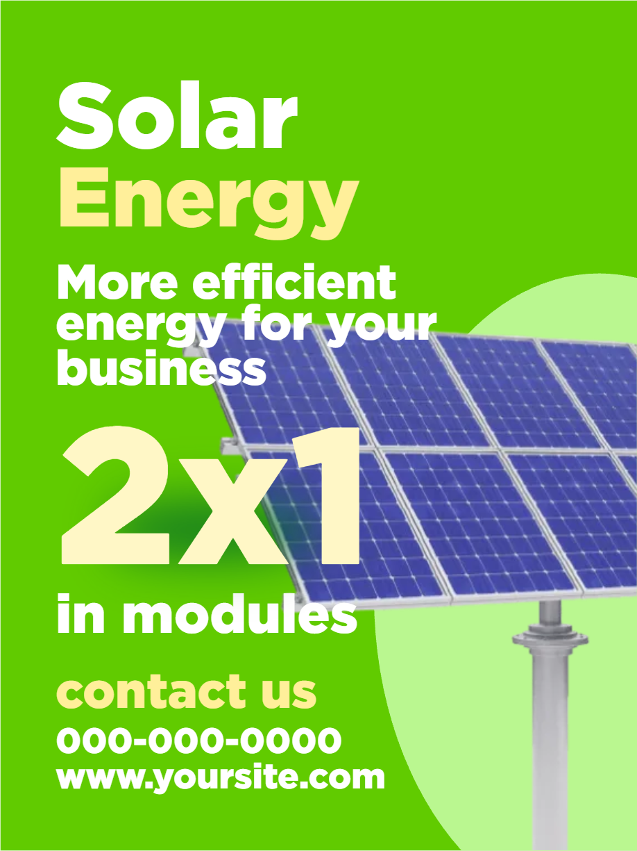 Custom Outdoor Yard Signs Multiple Sizes Solar Efficient Energy