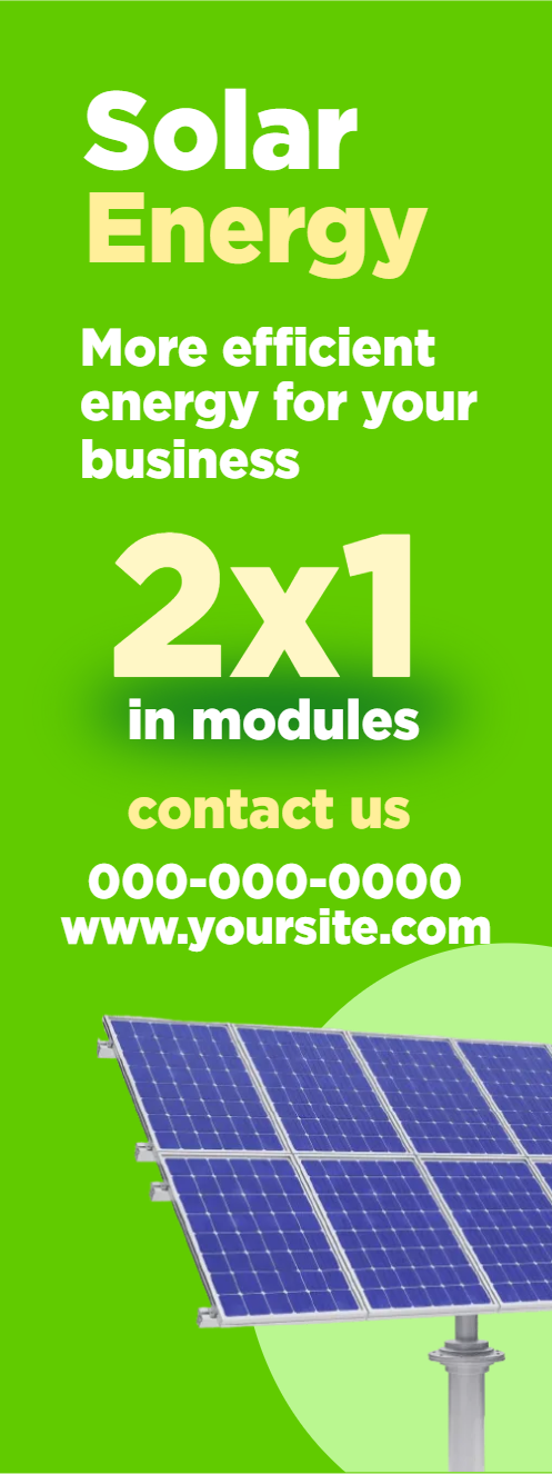 Custom Outdoor Yard Signs Multiple Sizes Solar Efficient Energy