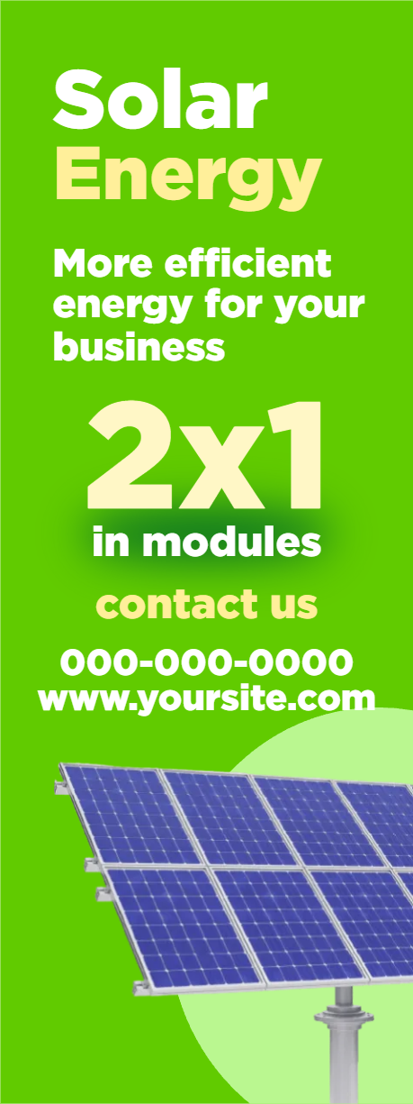 Custom Outdoor Yard Signs Multiple Sizes Solar Efficient Energy