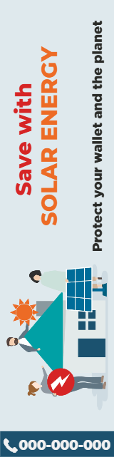 Custom Outdoor Yard Signs Multiple Sizes Save with Solar Energy