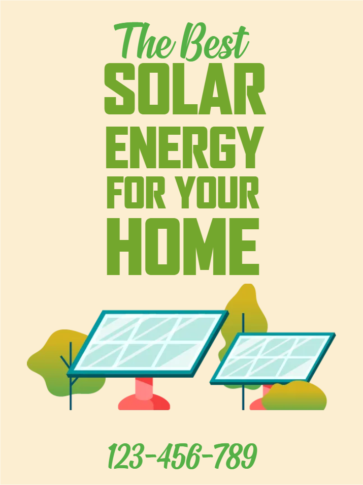 Custom Outdoor Yard Signs Multiple Sizes The Best Solar Energy For Your Home
