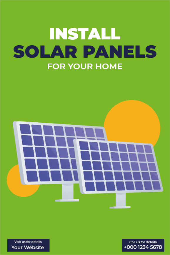 Custom Outdoor Yard Signs Multiple Sizes Install Solar Panels