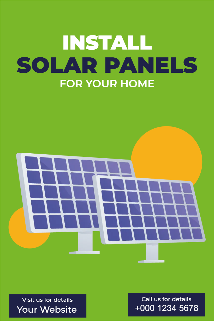 Custom Outdoor Yard Signs Multiple Sizes Install Solar Panels