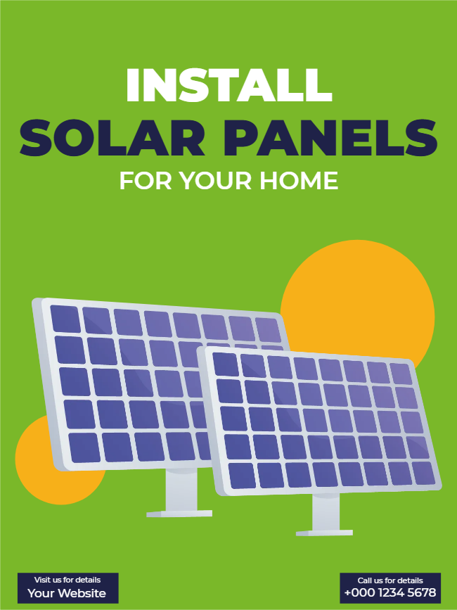 Custom Outdoor Yard Signs Multiple Sizes Install Solar Panels