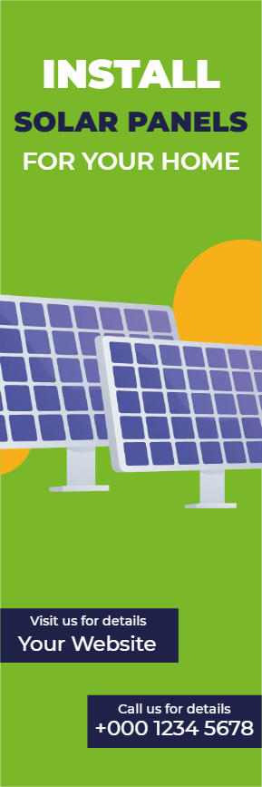 Custom Outdoor Yard Signs Multiple Sizes Install Solar Panels