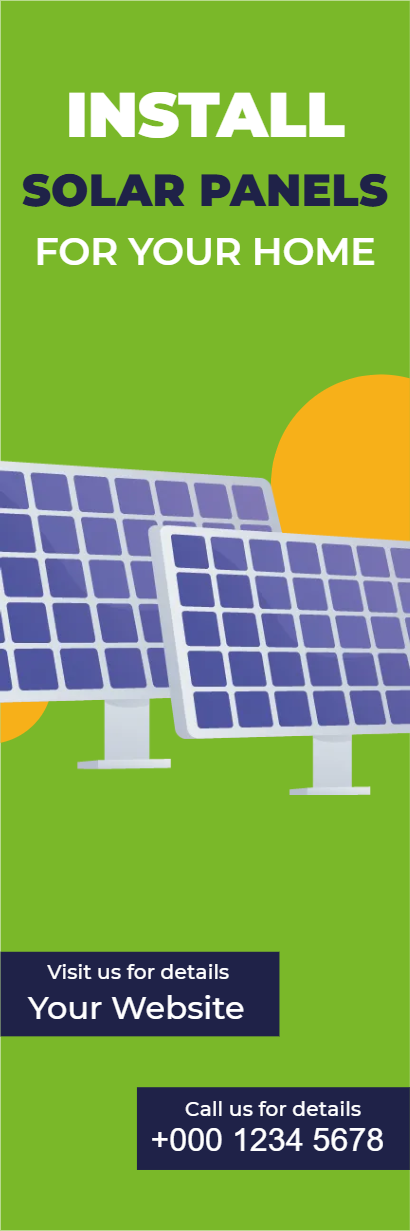 Custom Outdoor Yard Signs Multiple Sizes Install Solar Panels