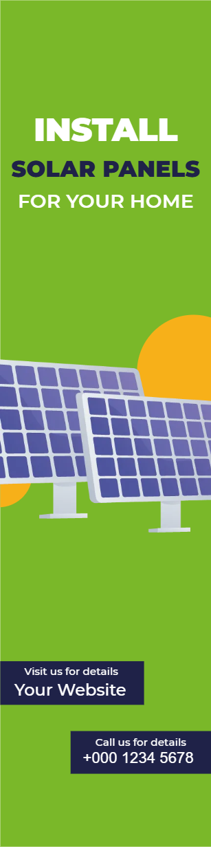 Custom Outdoor Yard Signs Multiple Sizes Install Solar Panels