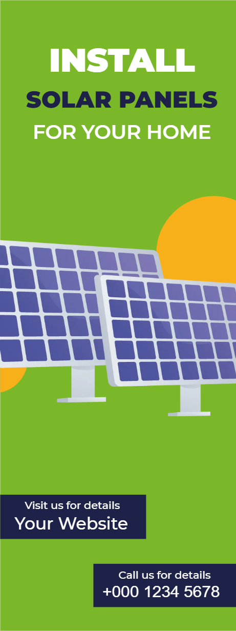 Custom Outdoor Yard Signs Multiple Sizes Install Solar Panels