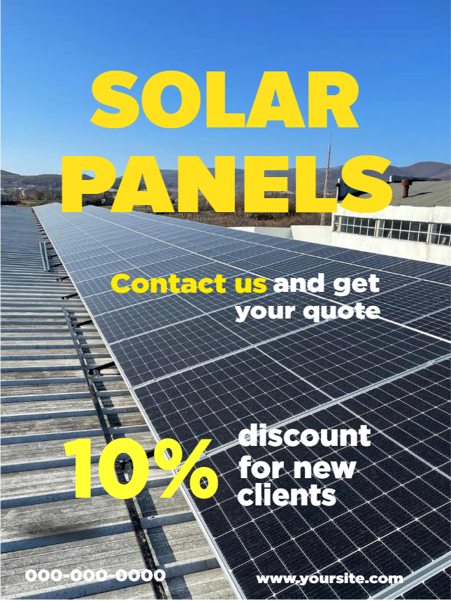 Custom Outdoor Yard Signs Multiple Sizes Solar Panels Contact Us