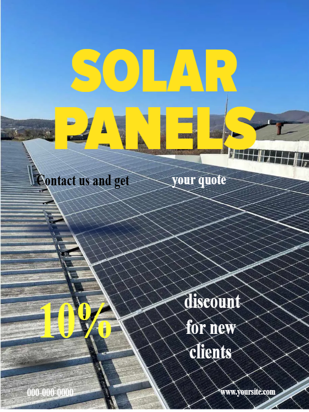 Custom Outdoor Yard Signs Multiple Sizes Solar Panels Contact Us