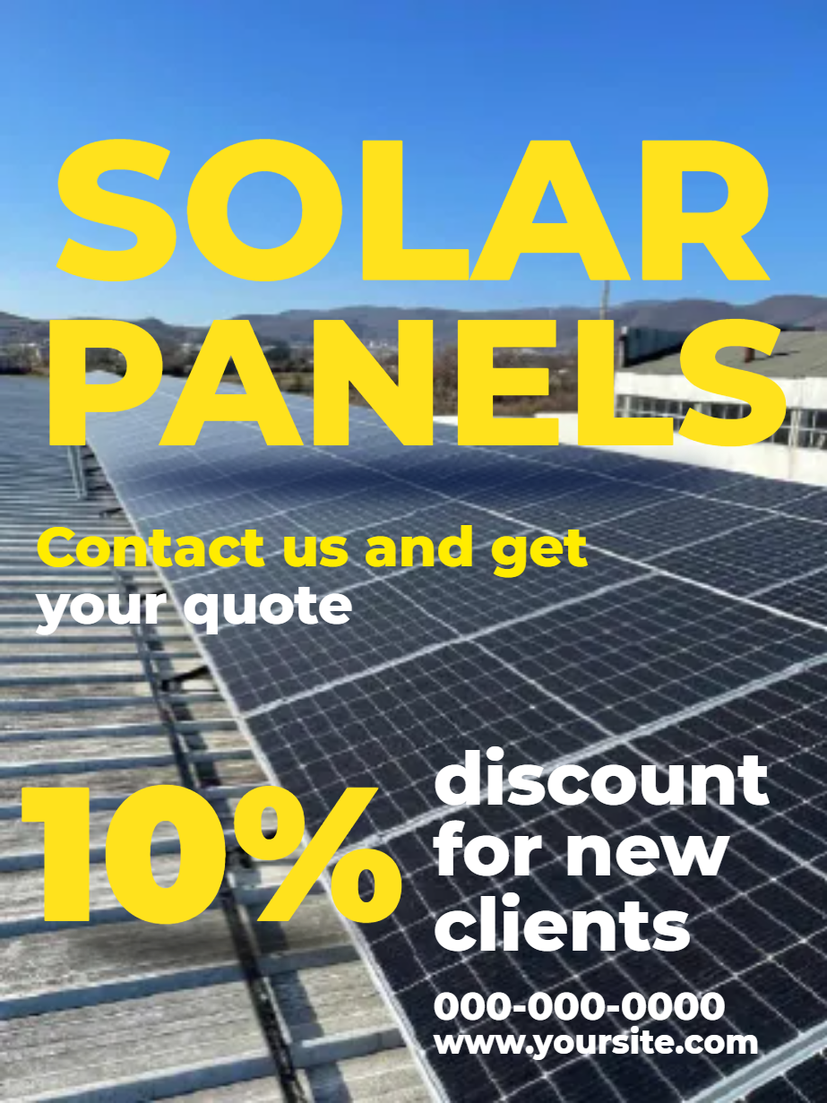 Custom Outdoor Yard Signs Multiple Sizes Solar Panels Contact Us