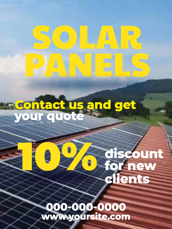 Custom Outdoor Yard Signs Multiple Sizes Solar Panels Contact Us