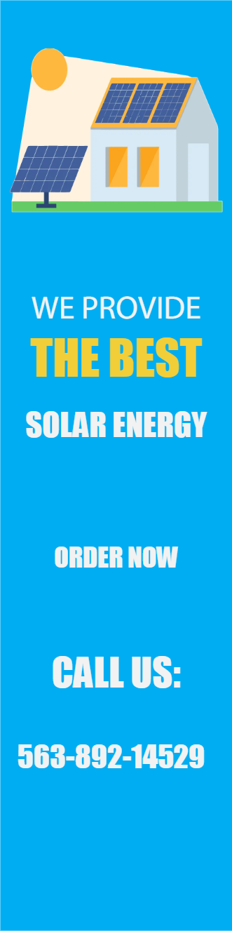 Custom Outdoor Yard Signs Multiple Sizes We Provide the Best Solar Enegry