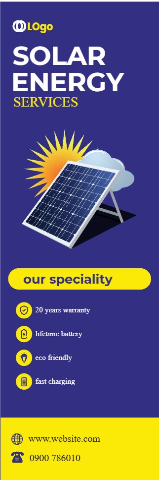 Custom Outdoor Yard Signs Multiple Sizes Solar Energy Services