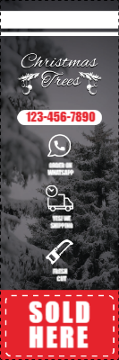 Custom Outdoor Yard Signs Multiple Sizes Christmas Tree