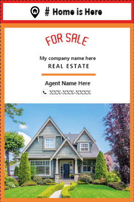 Custom Outdoor Yard Signs Multiple Sizes  Sale Home is Here