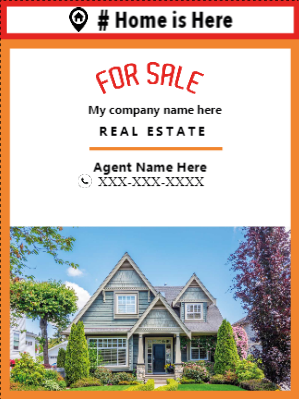 Custom Outdoor Yard Signs Multiple Sizes  Sale Home is Here