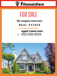 Custom Outdoor Yard Signs Multiple Sizes  Sale Home is Here