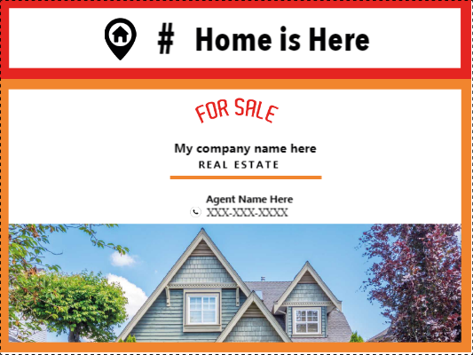 Custom Outdoor Yard Signs Multiple Sizes  Sale Home is Here