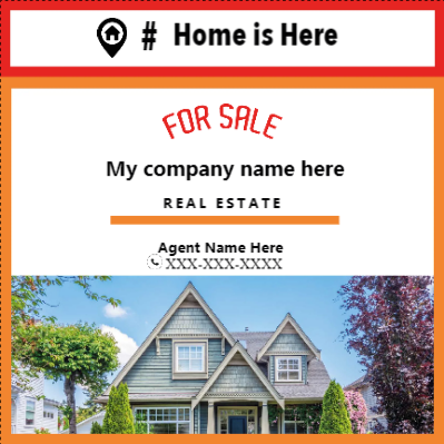 Custom Outdoor Yard Signs Multiple Sizes  Sale Home is Here