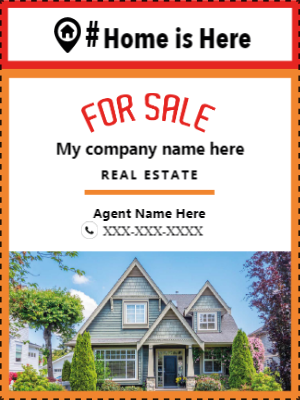 Custom Outdoor Yard Signs Multiple Sizes  Sale Home is Here