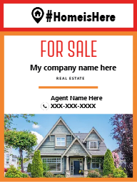 Custom Outdoor Yard Signs Multiple Sizes  Sale Home is Here