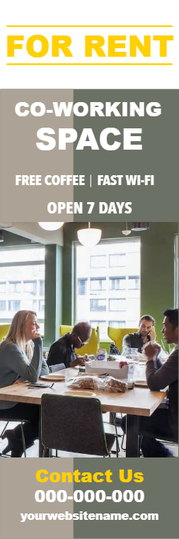 Custom Outdoor Yard Signs Multiple Sizes For Rent