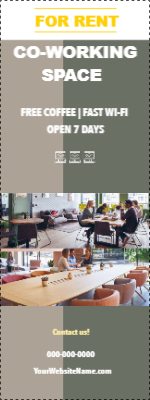 Custom Outdoor Yard Signs Multiple Sizes For Rent