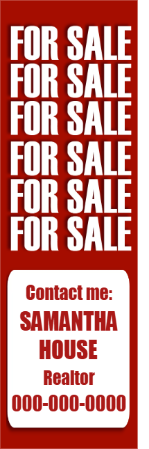 Custom Outdoor Yard Signs Multiple Sizes Agent Name