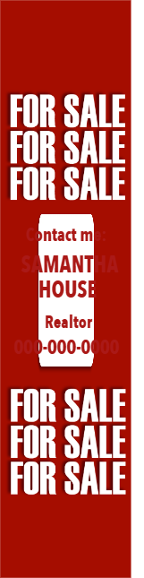 Custom Outdoor Yard Signs Multiple Sizes Agent Name