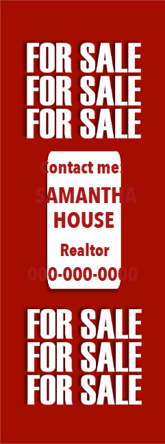 Custom Outdoor Yard Signs Multiple Sizes Agent Name