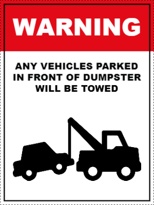 Custom Outdoor Yard Signs Multiple Sizes Warning