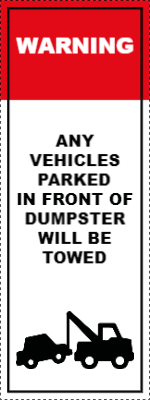 Custom Outdoor Yard Signs Multiple Sizes Warning