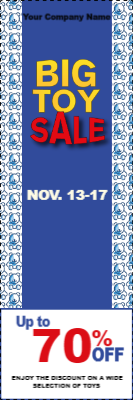 Custom Outdoor Yard Signs Multiple Sizes  Big Toy Sale