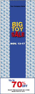 Custom Outdoor Yard Signs Multiple Sizes  Big Toy Sale